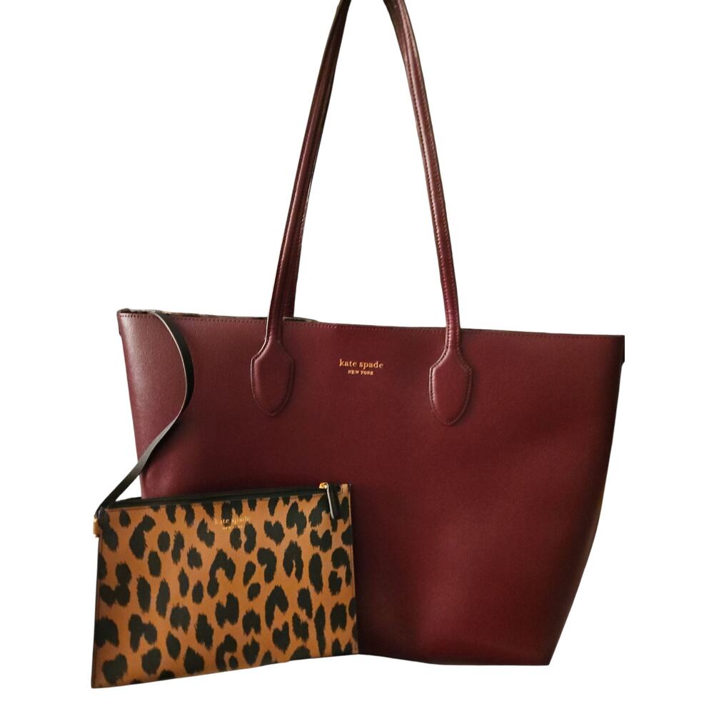 Kate Spade Bennet Place Smooth Leather Tote with Matching Wristlet Pouch